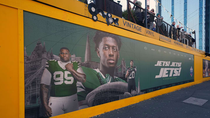 The Jets dealt away two cornerstones of the team's defense, Quinnen Williams (#95) and Sauce Gardner (middle), in a fire sale ahead of the NFL trade deadline on Nov. 4. 