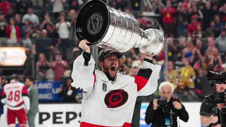Brandon Bussi put a bow on his unbelievable path to the Stanley Cup Final with a shutout in the clinching game. Brandon Bussi put a bow on his unbelievable path to the Stanley Cup Final with a shutout in the clinching game.