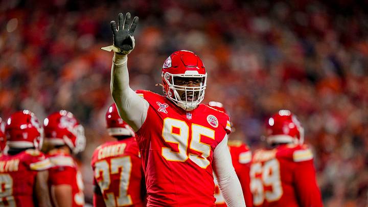 Kansas City Chiefs defensive tackle Chris Jones (95) 