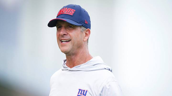 New York Giants head coach John Harbaugh makes his head coaching debut with Big Blue today. New York Giants head coach John Harbaugh makes his head coaching debut with Big Blue today.