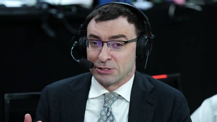 Tigers announcer Jason Benetti. Mandatory Credit: Kirby Lee-USA TODAY Sports Tigers announcer Jason Benetti. Mandatory Credit: Kirby Lee-USA TODAY Sports