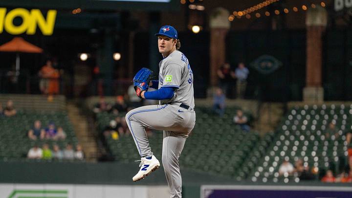 Toronto Blue Jays pitcher Trey Yesavage Credit: Jamie LeBlanc-Imagn Images Toronto Blue Jays pitcher Trey Yesavage Credit: Jamie LeBlanc-Imagn Images