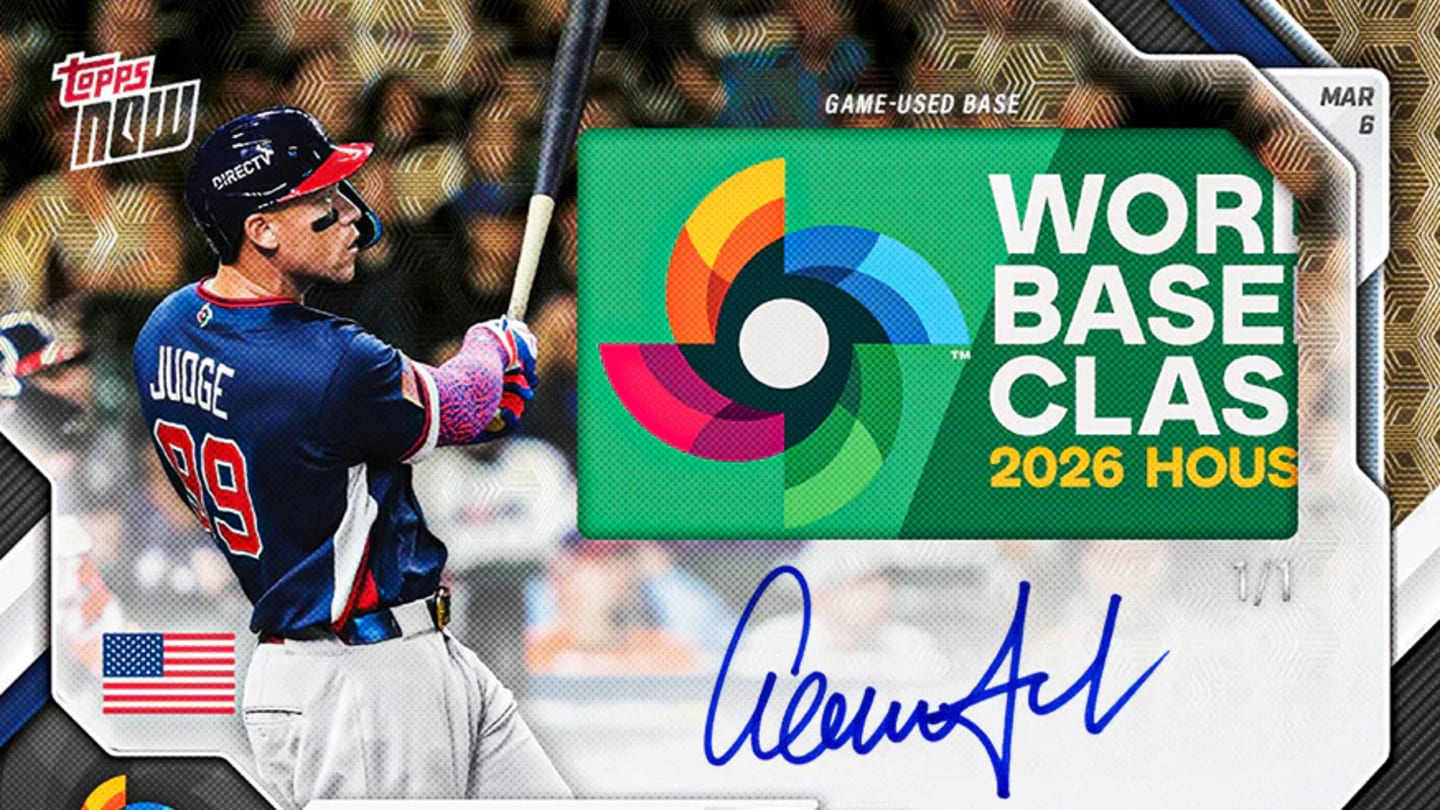 Topps NOW Creates Limited Aaron Judge Cards For Historic Moment in WBC