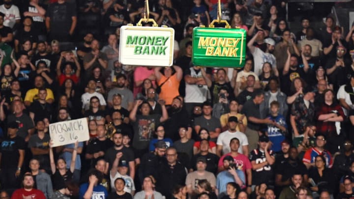 A look at the men's and women's briefcases ahead of WWE Money in the Bank 2024. A look at the men's and women's briefcases ahead of WWE Money in the Bank 2024.