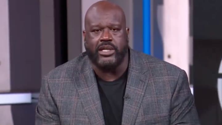 Shaq thinks Giannis Antetokounmpo was to blame for the ugly clash with Tyrese Haliburton's dad after Tuesday night's Bucks-Pacers game. 