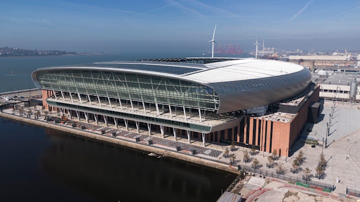 Views Of Everton's Bramley-Moore Dock Stadium