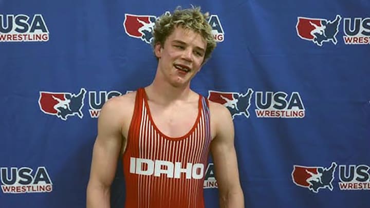 Sean Hall of Idaho, who goes to Canyon Ridge High, won the 144-pound weight class, for his second consecutive national folkstyle title.
