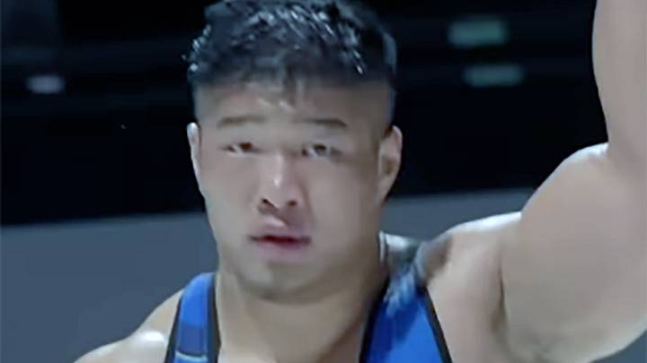 Coby Merrill of California's John W. North High School has taken over as the nation's new No. 1 wrestler at 285.
