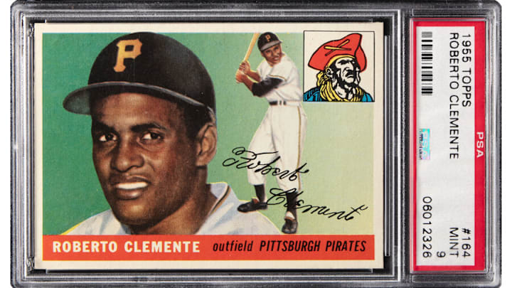 1955 Topps Roberto Clemente PSA 9 1955 Topps Roberto Clemente PSA 9