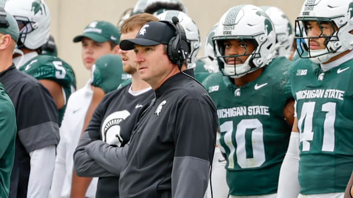 Michigan State Spartans head coach Jonathan Smith 