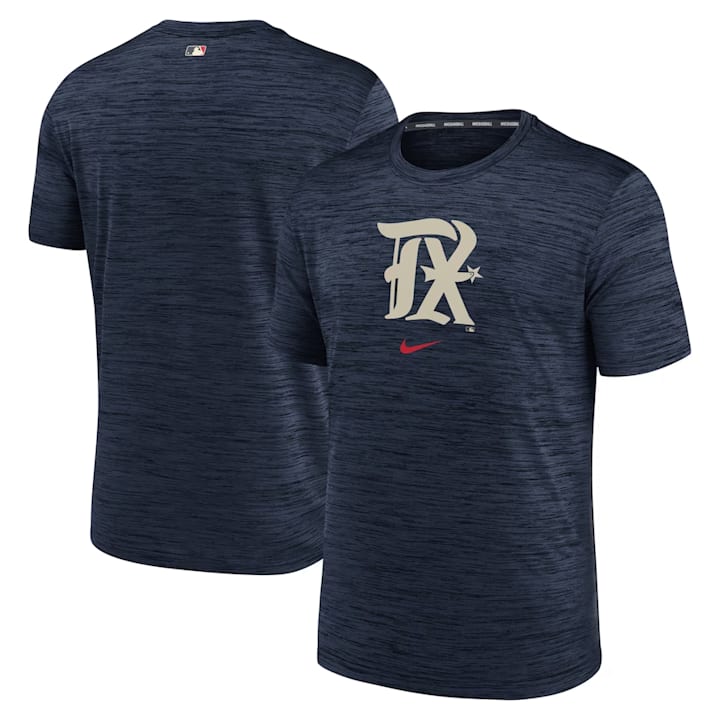 売れ筋商品|||ナイキ カットソー トップス レディース Women's Navy Texas Rangers Authentic Collection City Connect Velocity Performance T-Shirt Navy Women's Texas Rangers Nike Navy Authentic Collection City