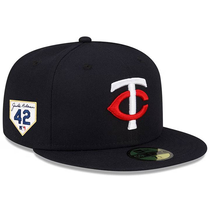 【タグ付き新品NewEra59FIFTYJackie Robinson7 1/2 Celebrate Jackie Robinson Day with some cool Minnesota Twins items