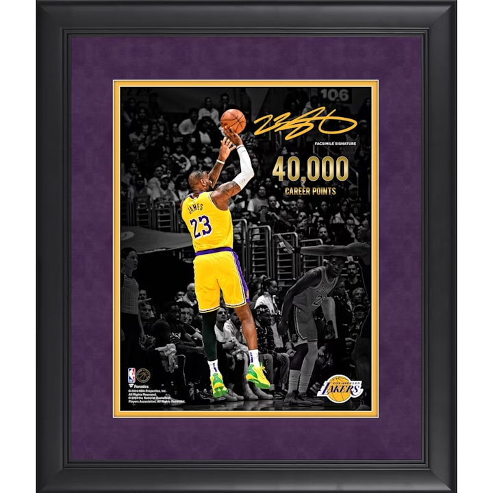 Immortalize LeBron James' 40,000 points with new gear