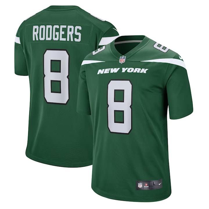 Aaron Rodgers New York Jets jerseys shirts up for pre order now