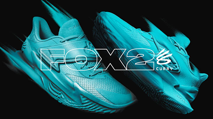 The Fox 2 in the "Curry World Tour" colorway.