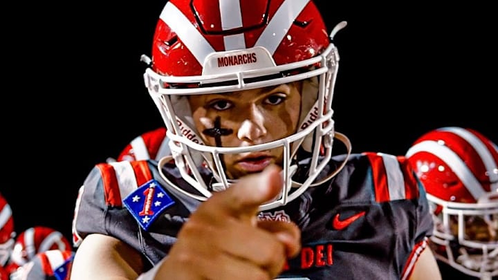 Mater Dei High completed a perfect 13-0 season. Mater Dei High completed a perfect 13-0 season.