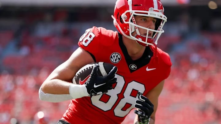 Pearce Spurlin with the Georgia Bulldogs