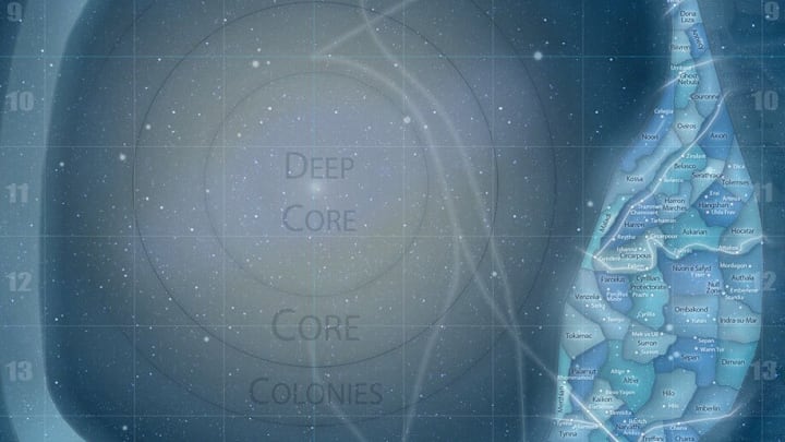 The Outer Rim map from Star Wars: The Essential Atlas by Jason Fry (StarWars.com)