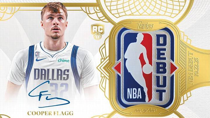 Cooper Flagg NBA Debut Patch Auto Cooper Flagg NBA Debut Patch Auto