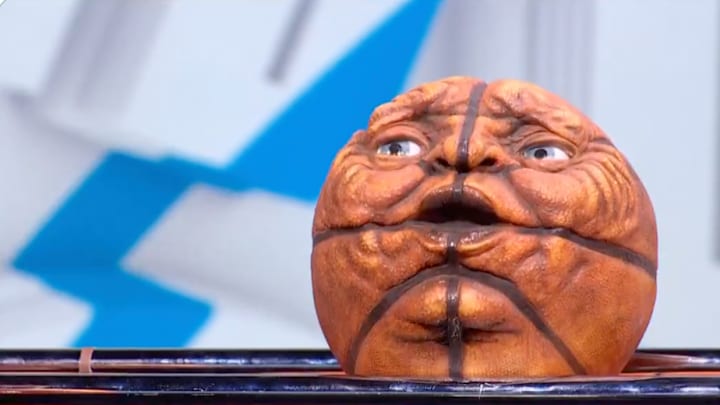 You can’t handle the truth, which is that this frightening talking basketball made his television debut Saturday. You can’t handle the truth, which is that this frightening talking basketball made his television debut Saturday.