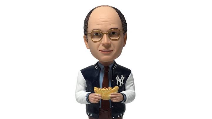 The Yankees will be giving away George Costanza calzone Bobbleheads on Aug. 27.