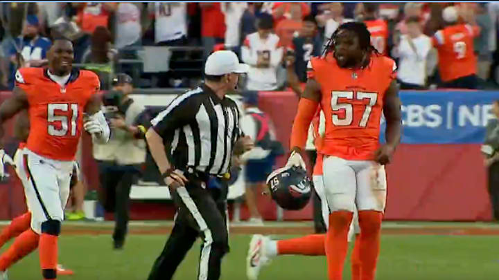 Broncos linebacker Dre Greenlaw was suspended one game after a confrontation with referee Brad Allen after the game against the Giants. 