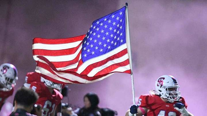 Temecula Valley Unified School District mandates that the U.S. national anthem be played or performed prior to the start of each varsity and junior varsity athletic event. Temecula Valley Unified School District mandates that the U.S. national anthem be played or performed prior to the start of each varsity and junior varsity athletic event.