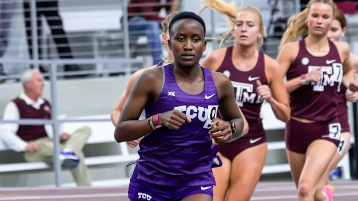 Tabitha Ngao sets another indoor record at Texas A&M facility. Tabitha Ngao sets another indoor record at Texas A&M facility.