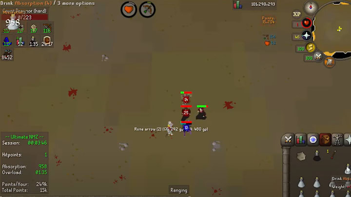 Nightmare Zone, Old School RuneScape (OSRS)