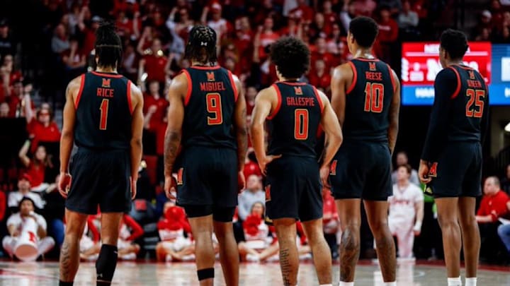 Maryland Basketball starting five Maryland Basketball starting five