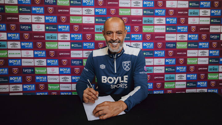 Nuno Espírito Santo has signed in at West Ham.