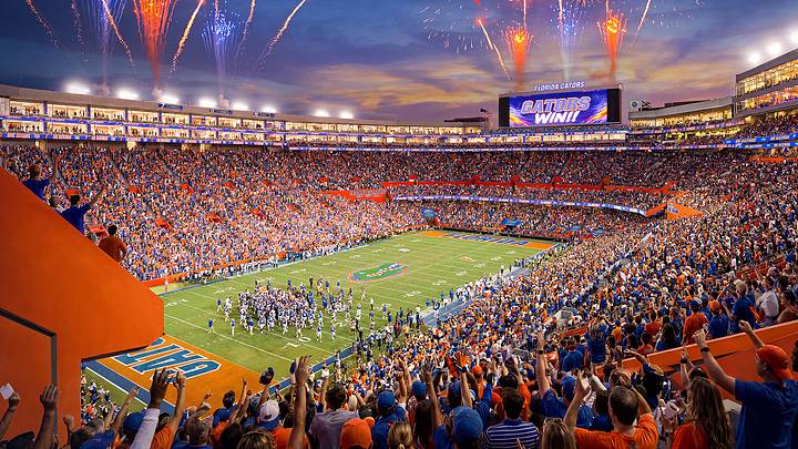 Florida's $1.45 billion renovation to the Swamp will be the most expensive project in college football history. Florida's $1.45 billion renovation to the Swamp will be the most expensive project in college football history.