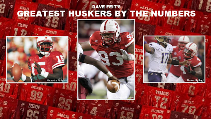 Counting down the greatest Nebraska football players by jersey number.
