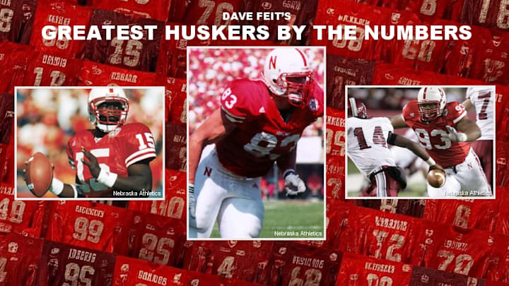 Counting down the greatest Nebraska football players by jersey number. Counting down the greatest Nebraska football players by jersey number.