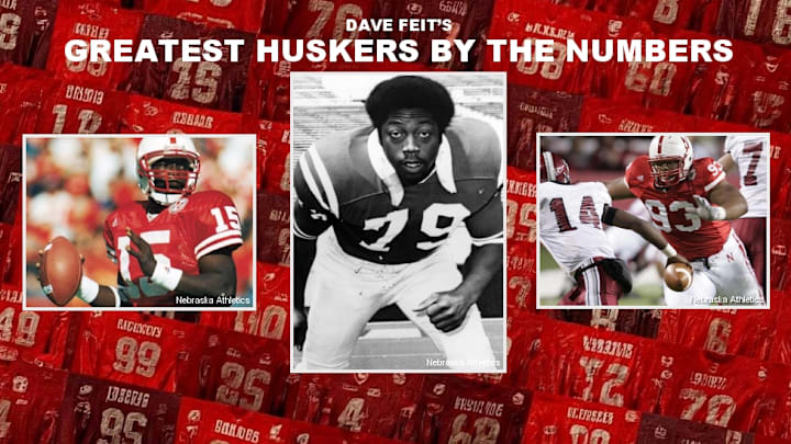 Counting down the greatest Nebraska football players by jersey number. Counting down the greatest Nebraska football players by jersey number.