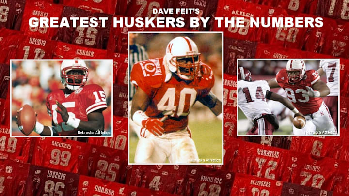 Counting down the greatest Nebraska football players by jersey number. Counting down the greatest Nebraska football players by jersey number.