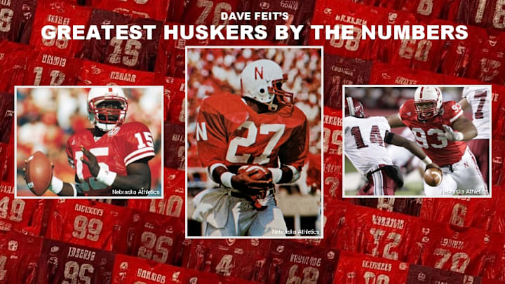 Counting down the greatest Nebraska football players by jersey number. Counting down the greatest Nebraska football players by jersey number.