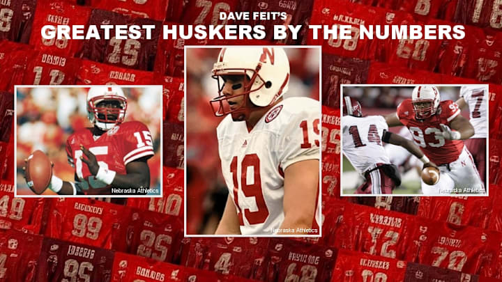 Counting down the greatest Nebraska football players by jersey number.