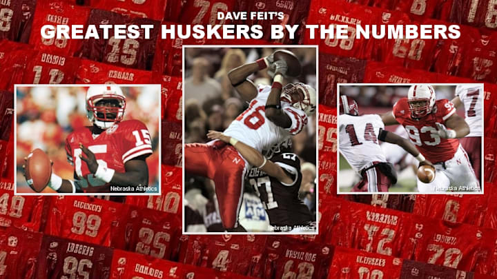 Counting down the greatest Nebraska football players by jersey number. Counting down the greatest Nebraska football players by jersey number.