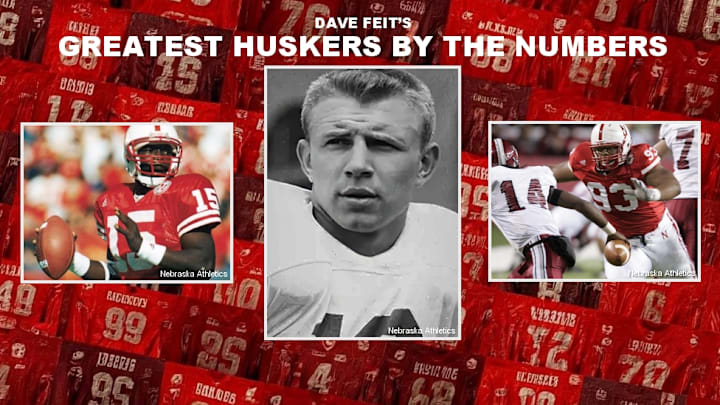 Counting down the greatest Nebraska football players by jersey number. Counting down the greatest Nebraska football players by jersey number.