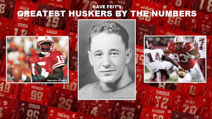 Counting down the greatest Nebraska football players by jersey number. Counting down the greatest Nebraska football players by jersey number.