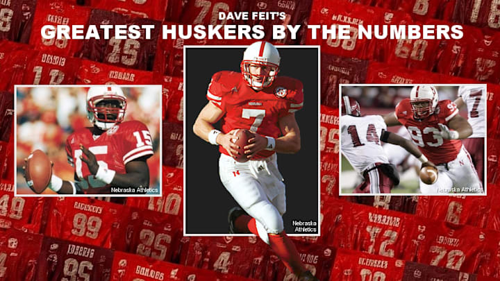 Counting down the greatest Nebraska football players by jersey number.
