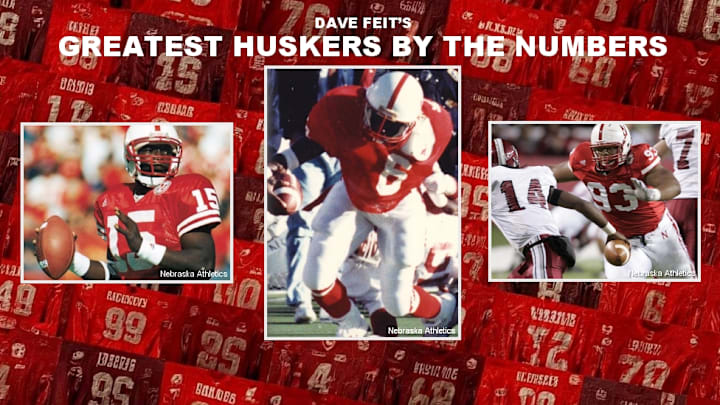 Counting down the greatest Nebraska football players by jersey number. Counting down the greatest Nebraska football players by jersey number.
