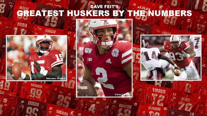 Counting down the greatest Nebraska football players by jersey number.