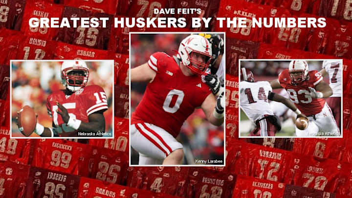 Counting down the greatest Nebraska football players by jersey number. Counting down the greatest Nebraska football players by jersey number.