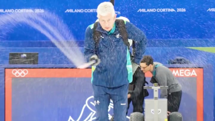 Mark Callan is in charge of the ice.