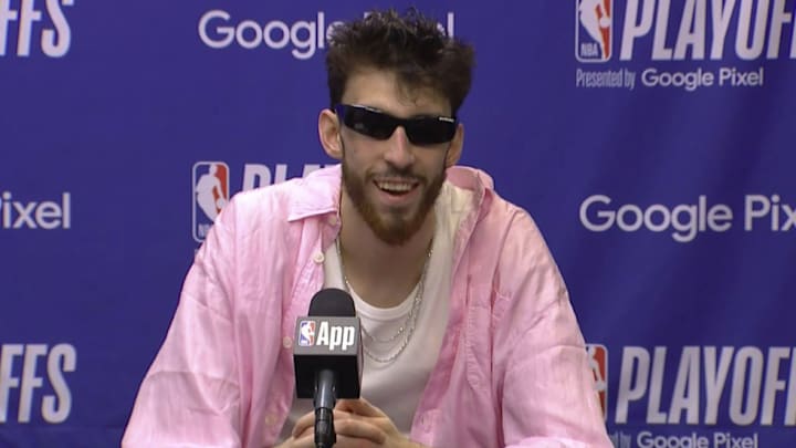 Chet Holmgren had social media making all sorts of jokes after the Thunder's Game 4 win over the Mavs. 