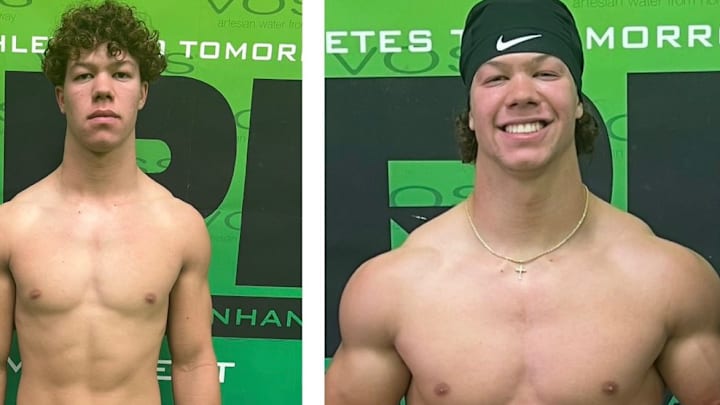 Niko Jandreau has gone from 169 pounds to 194 in year's time. 