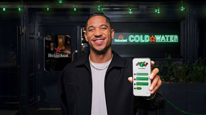 Heineken brought Josh Hart's group chat to life in New York City. Heineken brought Josh Hart's group chat to life in New York City.