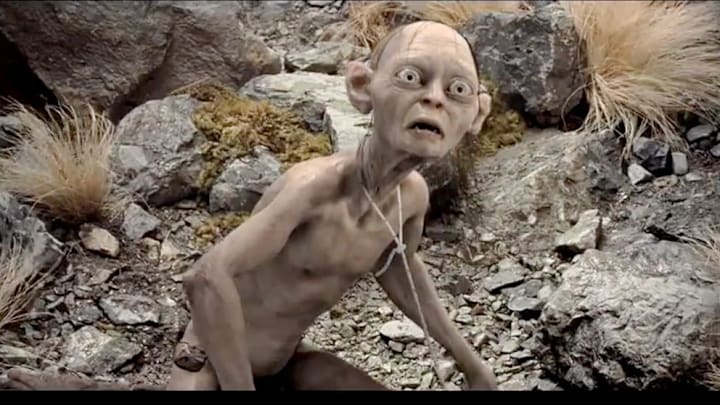 Andy Serkis as Gollum from The Lord of the Rings